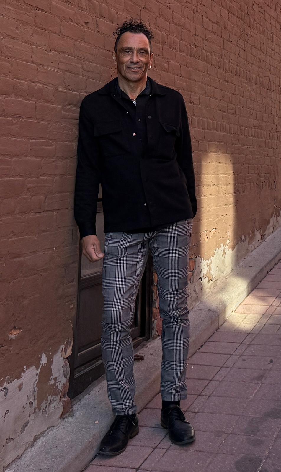 Glenn Marais standing outside in downtown Newmarket